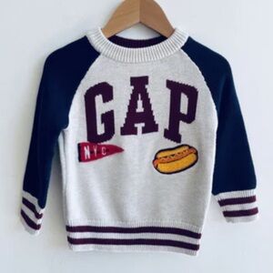 Gap Kids NYC Hot Dog Logo Sweater